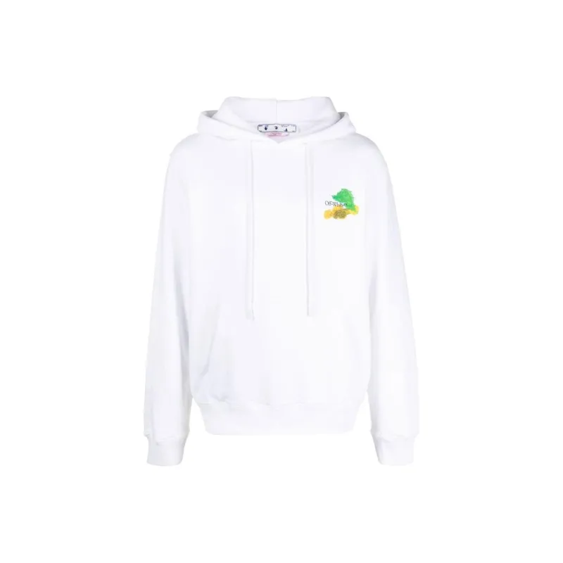 OFF WHITE Brush Arrow Slim Hoodie-0