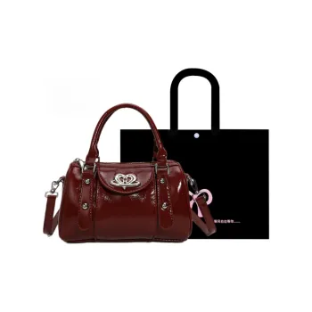 HACIN PU Shoulder Bag Crossbody Bag Handbag Regular Women's Black/Burgundy/Coffee