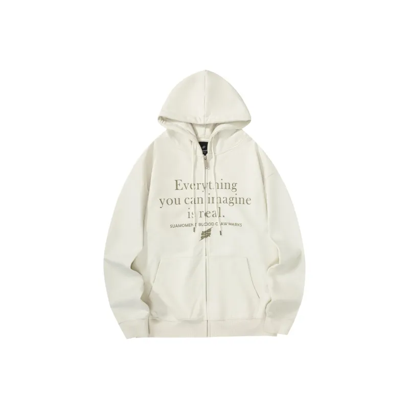 Suamoment Sweatshirt American Casual Loose Fit Hoodie Unisex-4