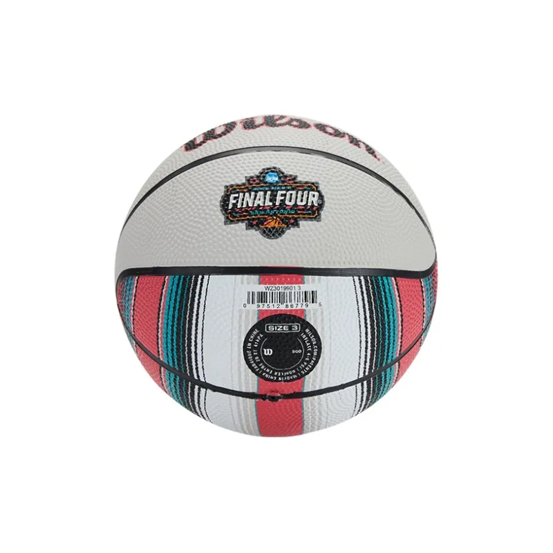 Wilson NCAA Rubber Basketball Gray Size 3 Ball Training Unisex-3