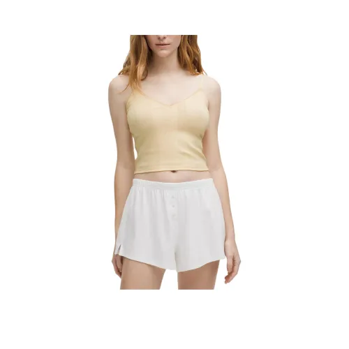Lululemon Cropped Series Cotton Pointelle Cami Tank Top Camisole Women's