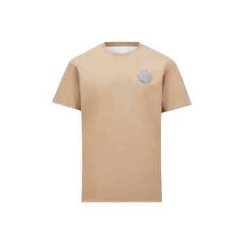 Moncler Logo Patch Crewneck T Shirt