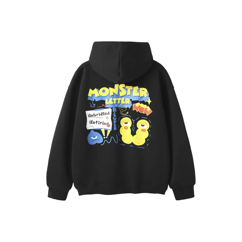 R.super X Monster Letter Co branded Series Sweatshirts Unisex-0