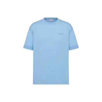 DIOR T Shirts Men Light Blue