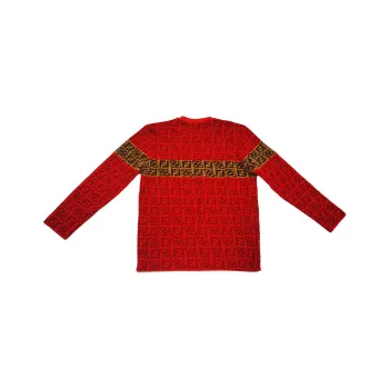 FENDI Sweatshirts Unisex Red