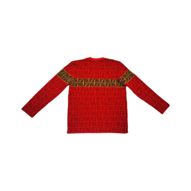 FENDI Sweatshirts Unisex Red-0