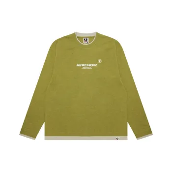 Aape Moonface Embroidered Long Sleeves Tee