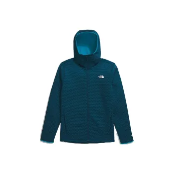 THE NORTH FACE DotKnit Thermal Full-Zip Hoodie Sweatshirt Men's Blue