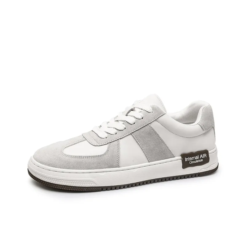 Jerden Smith Slip Resistant Waterproof Abrasion Resistant Low Top Skateboard Shoes Men's White-1