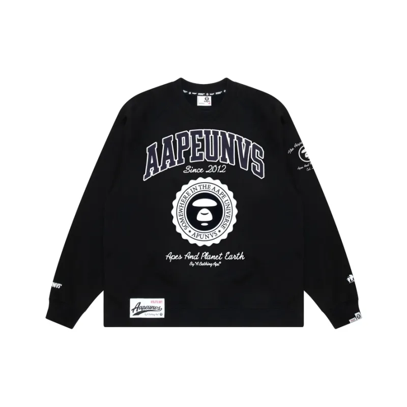 Aape Logo print Crew neck Sweatshirt-0