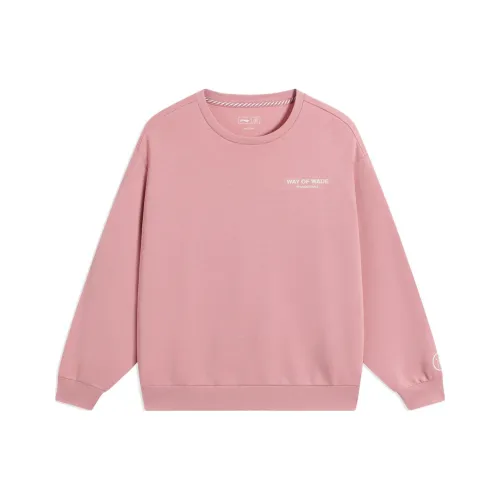 LiNing Sweatshirt Men's Mist Pink