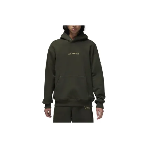 Jordan x PSG SS24 Sweatshirt Men's Olive Green