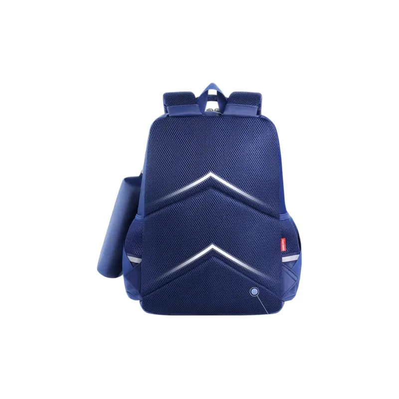 Meow In The Grass Polyester Backpack Student Backpack Tubas Kids' Purple-1
