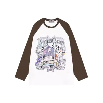 Bronze Lucia T Shirt Unisex Brown White