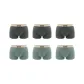6 Pack (Dark Gray 3+Green 3)
