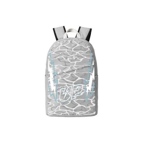 TURN UP Nylon Backpack Unisex Gray