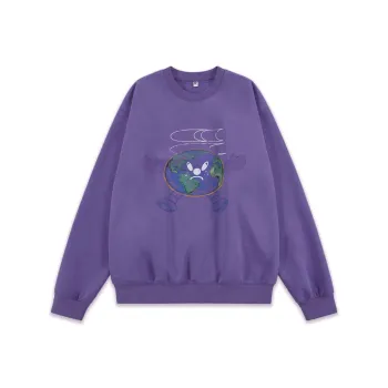 Crying Center Sweatshirts Unisex Purple