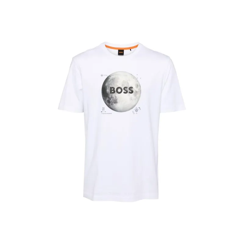 BOSS Printed Cotton T-shirt-0