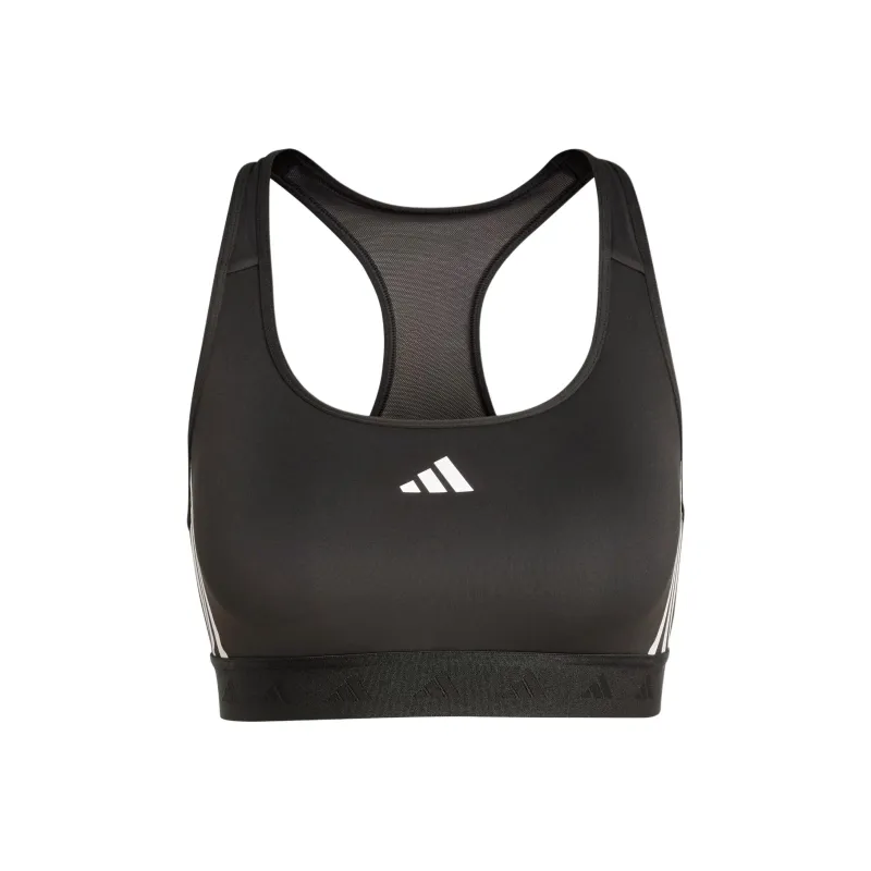Adidas Free Shipping With AdiClub Powerreact Training Medium Support Hyperglam Bra-0