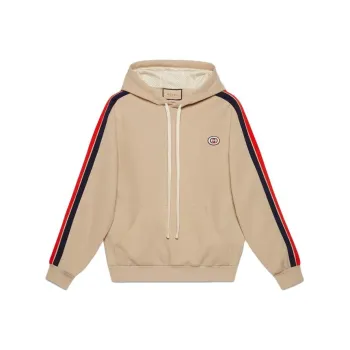 GUCCI Stripe detail Gg Hoodie