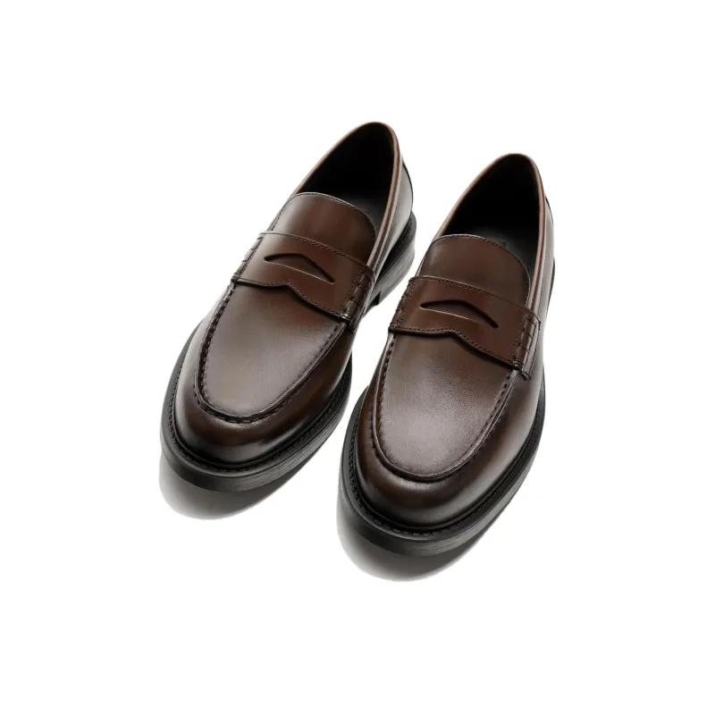 ZARA Loafers Men Brown-1