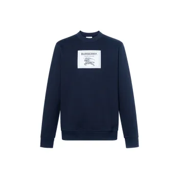 Burberry SS23 Sweatshirt Men's Smoky Marine Blue