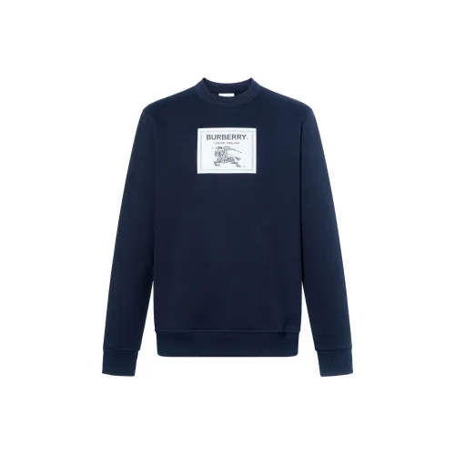 Burberry SS23 Sweatshirt Men's Smoky Marine Blue