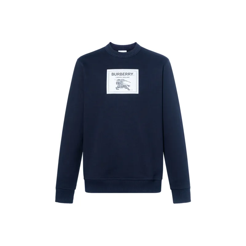 Burberry SS23 Sweatshirt Men's Smoky Marine Blue-0