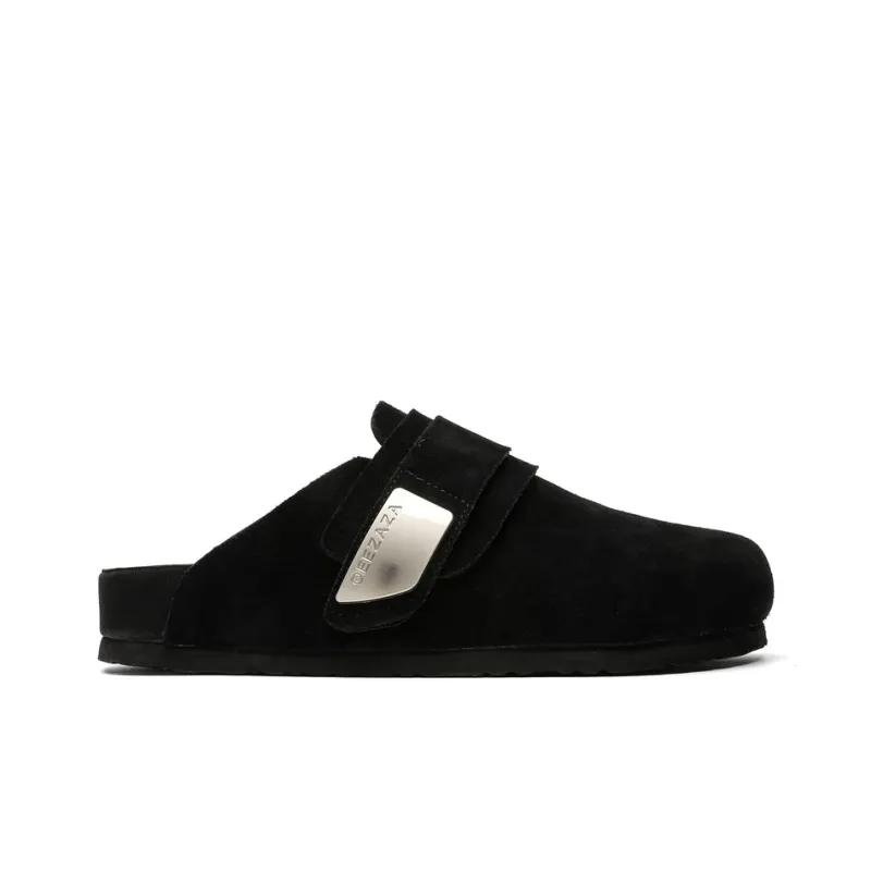 ENRICO COVERI Rubber Sole Slip Resistant Wrap toe Slippers Unisex-1