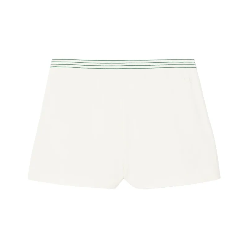 LACOSTE SS25 Wool Tennis Casual Shorts Women's White-1