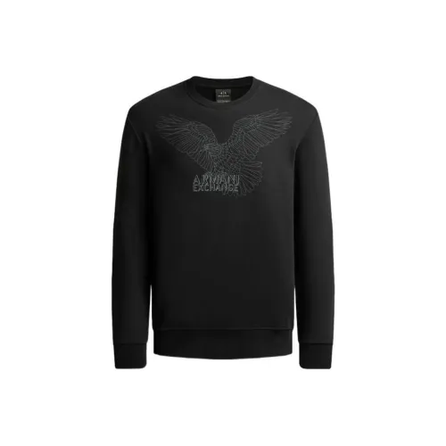 ARMANI EXCHANGEAE FW22 Sweatshirt Men's Black