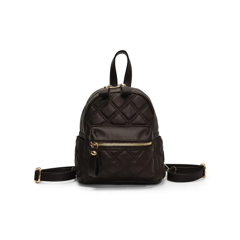 LUVISTRUE PU Backpack Women's Black/Fuchsia/Coffee/Green-12