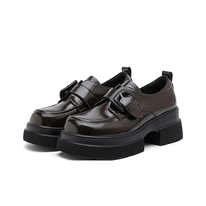 DAPHNE Loafers Women's Brown/Black-8