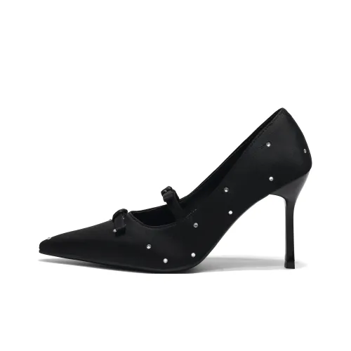 Be Good Slim Heel High Heels Women's Black