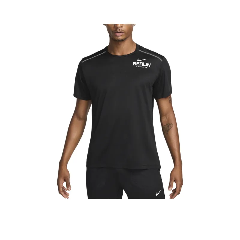 Nike MILER T-Shirts Men Black-0