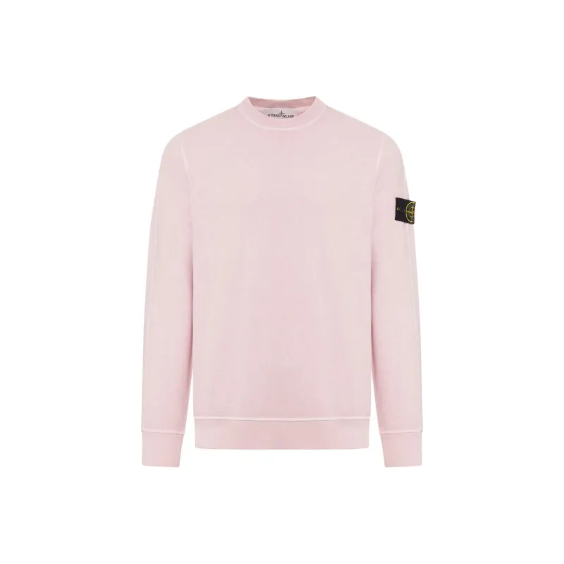STONE ISLAND Logo Patch Crewneck Sweatshirt-0