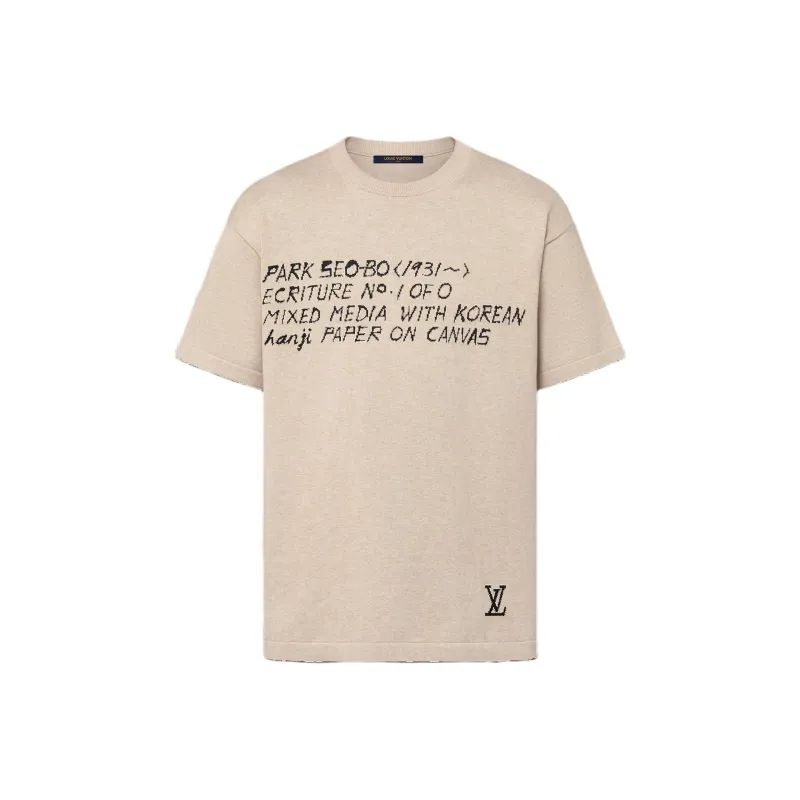 LOUIS VUITTON Lv X Park Seo Bo Short Sleeved Cotton Crewneck-0