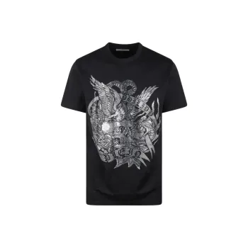 PHILIPP PLEIN Ss Tattoo Round Neck T Shirt