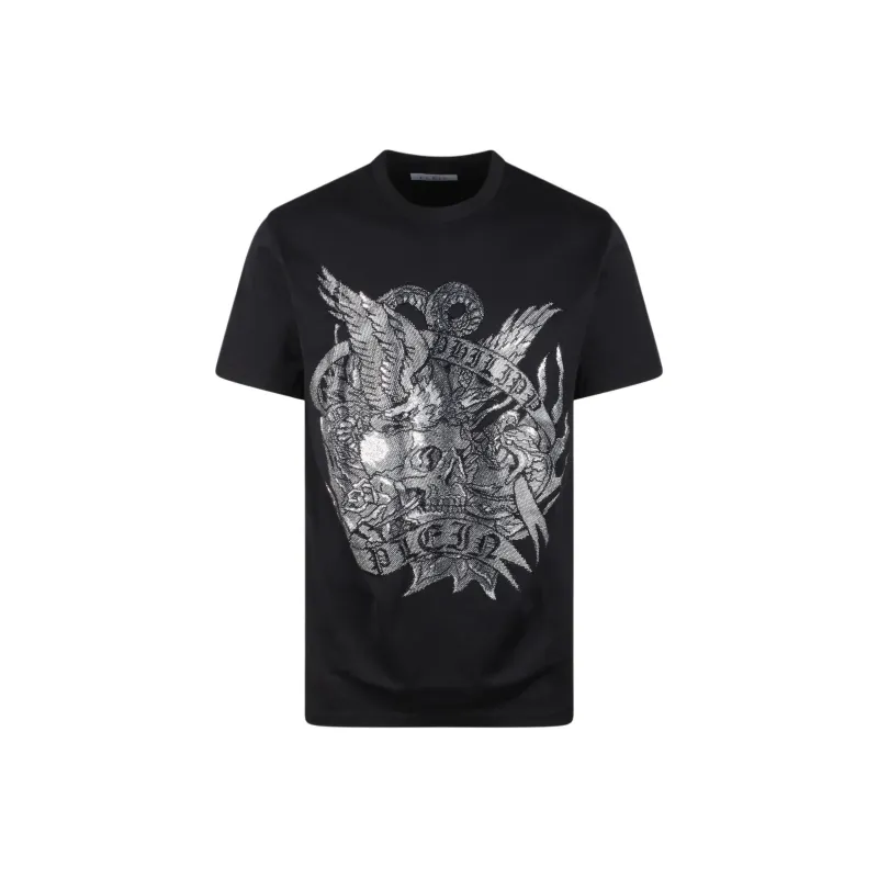 PHILIPP PLEIN Ss Tattoo Round Neck T Shirt-0