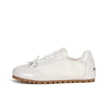 RUN MANNER Breathable And Lightweight Low Top Casual Shoes Women's White