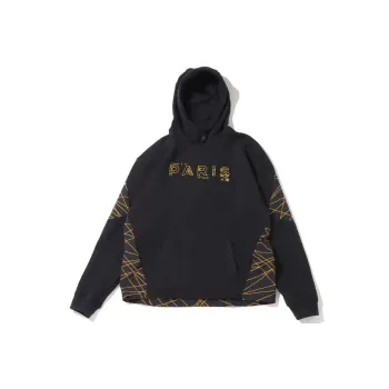JORDAN X Paris Saint Germain Lines Fleece Pullover Hoodie Asia Sizing