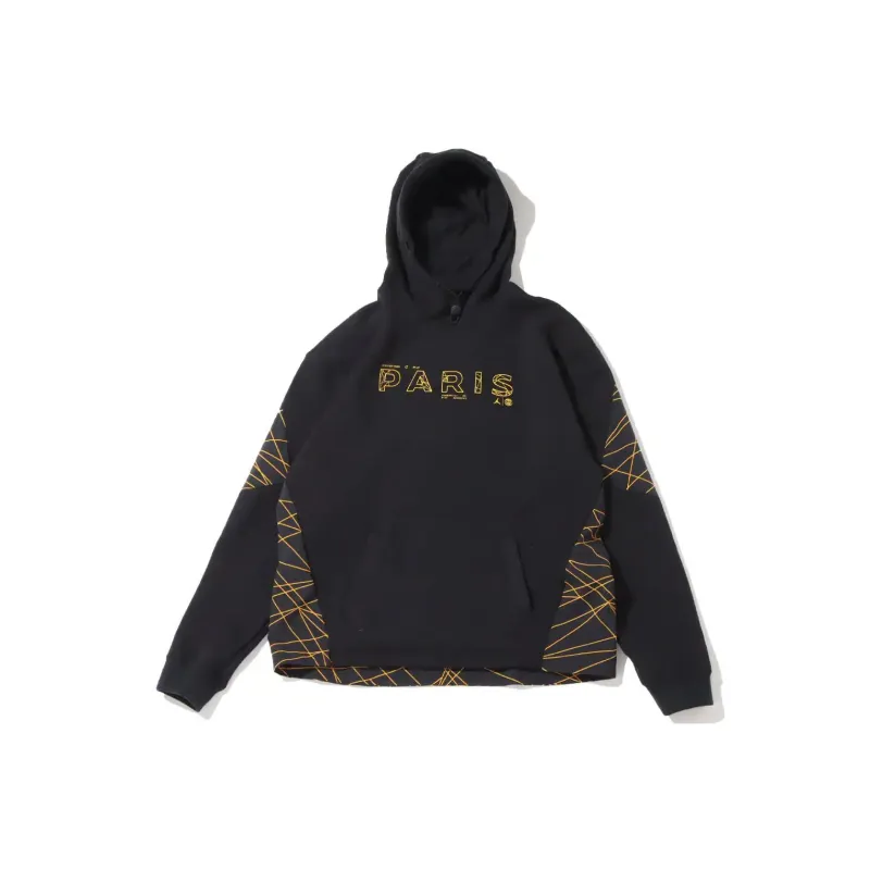 Jordan X Paris Saint Germain Lines Fleece Pullover Hoodie Asia Sizing-0