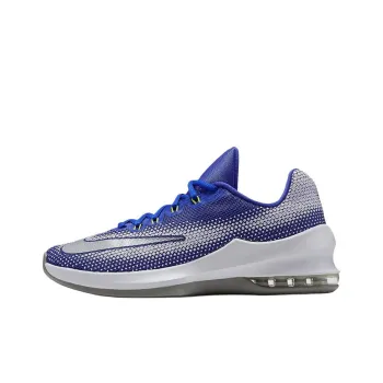 Nike Air Max Infuriate Support Low Top Basketball Shoes Men's Blue