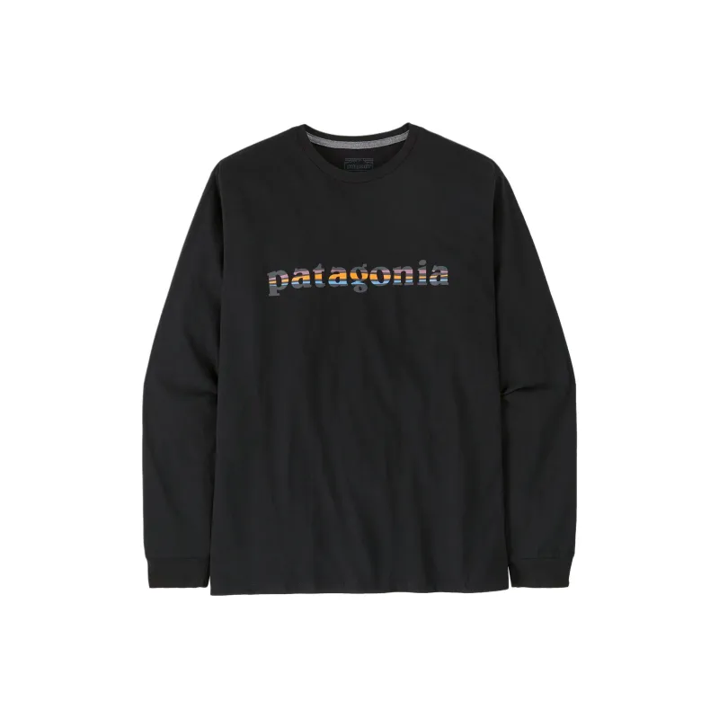 Patagonia Long-Sleeved '73 Text Logo Responsibili T-Shirt Men's-0