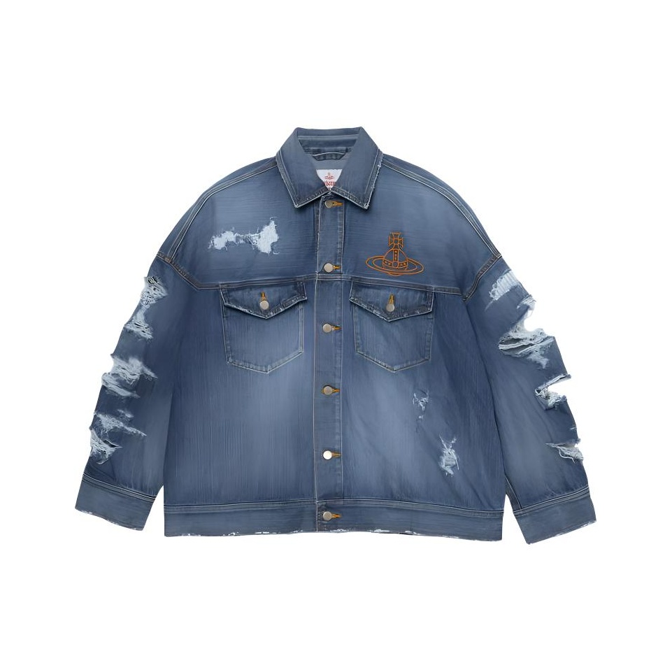 Vivienne Westwood Denim Jacket Apparel on Sale & Authentic