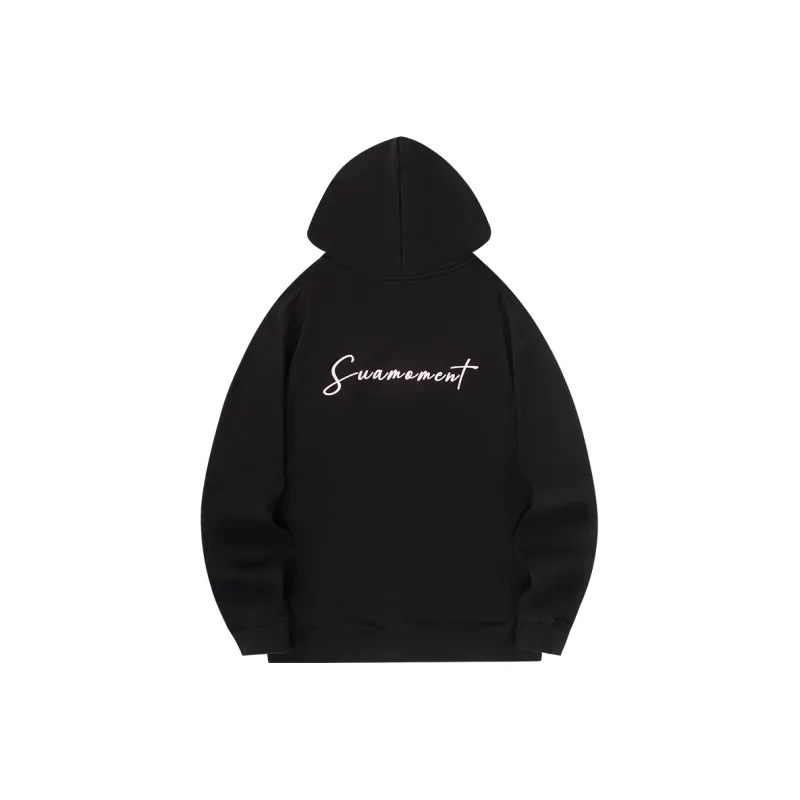 Suamoment Sweatshirt Spring Fall American Vintage Casual Loose Fit Hoodie Unisex-0