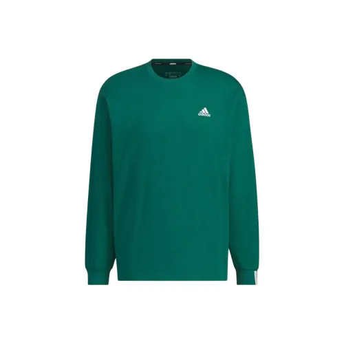 Adidas ESSENTIALS Plus T Shirt Men's University Green
