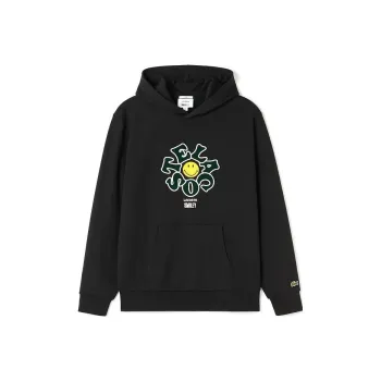 Smiley X LACOSTE Sweatshirts Unisex Black
