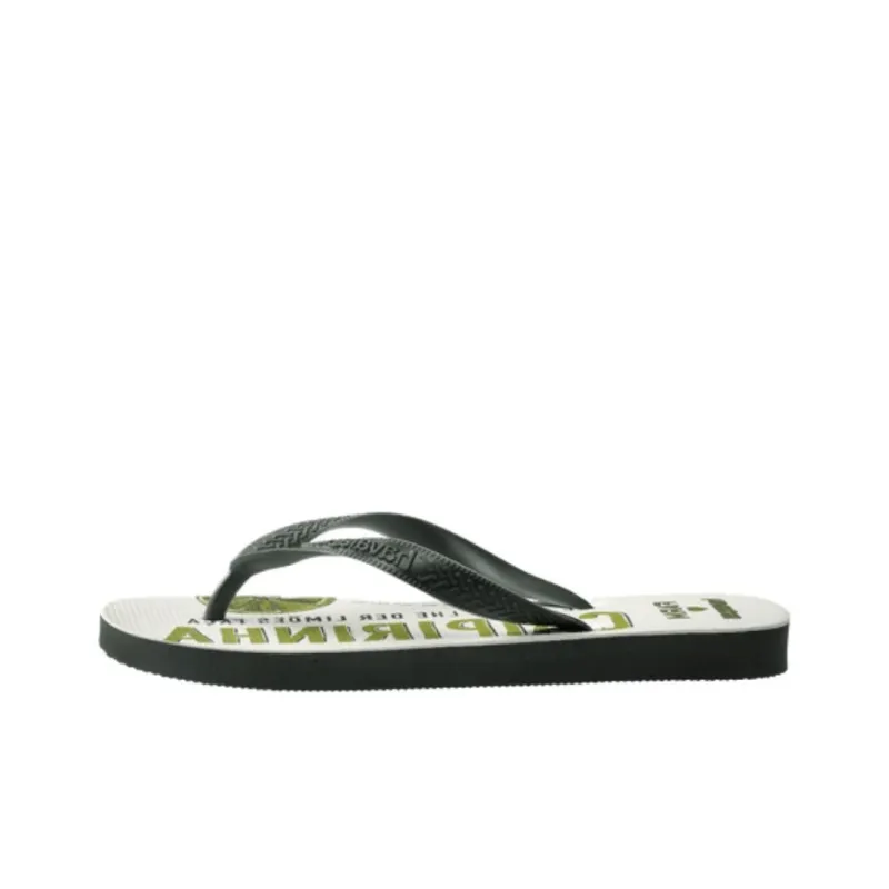 FARM RIO x Havaianas Rubber Sole Abrasion Resistant Flip Flops Women's Olive Green-0