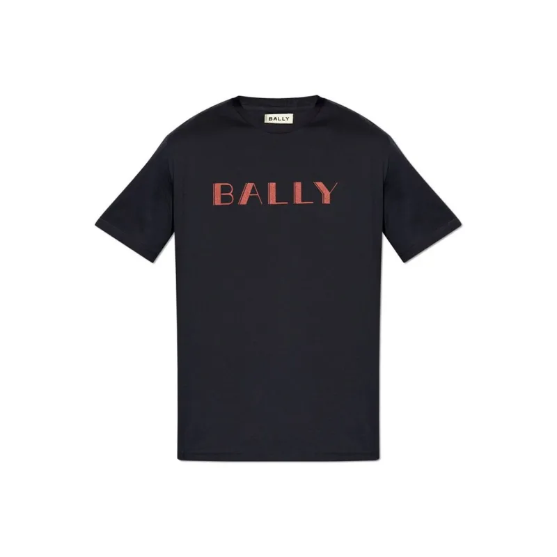 BALLY Logo Printed Crewneck T Shirt-0